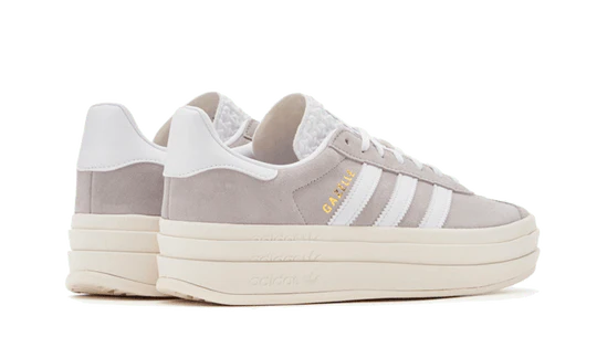 נעלי אדידס גאזל | Adidas Gazelle Bold Grey White - Image 3