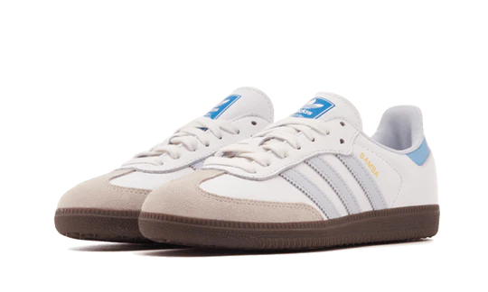 נעלי אדידס סמבה | Adidas Samba OG Core White Halo Blue - Image 2