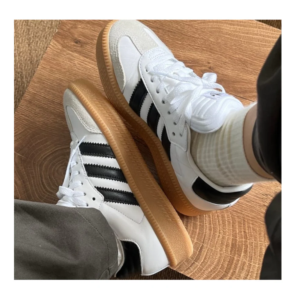 Adidas Samba Xlg White Black – אדידס סמבה - Image 3