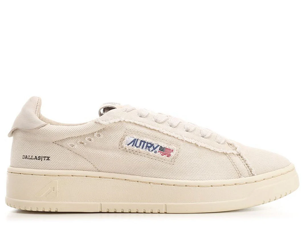 Autry Dallas Distressed Lace-Up Sneakers