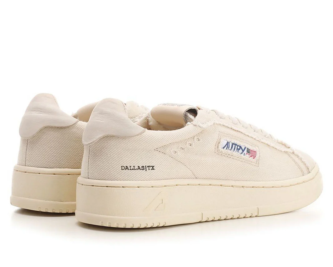Autry Dallas Distressed Lace-Up Sneakers - Image 3