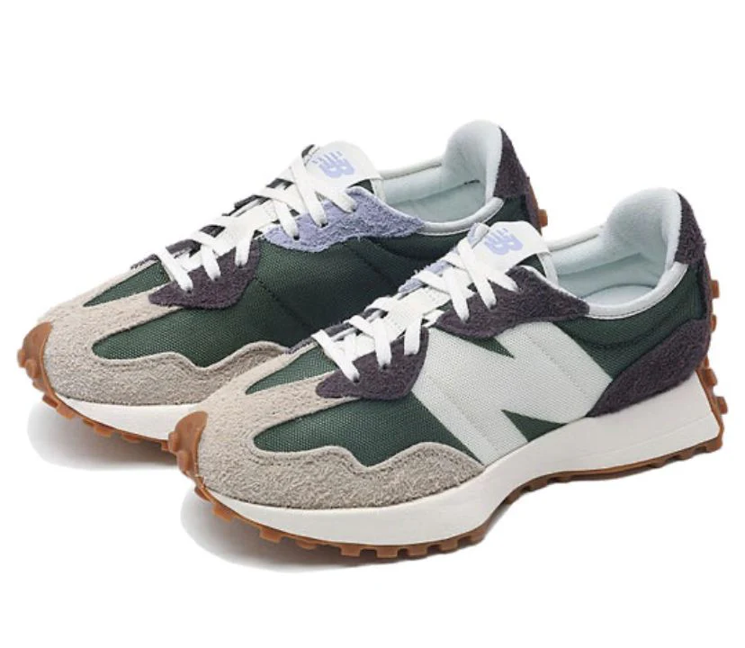נעלי ניו באלאנס | New balance 327 Oak leaf green/mystic purple - Image 3
