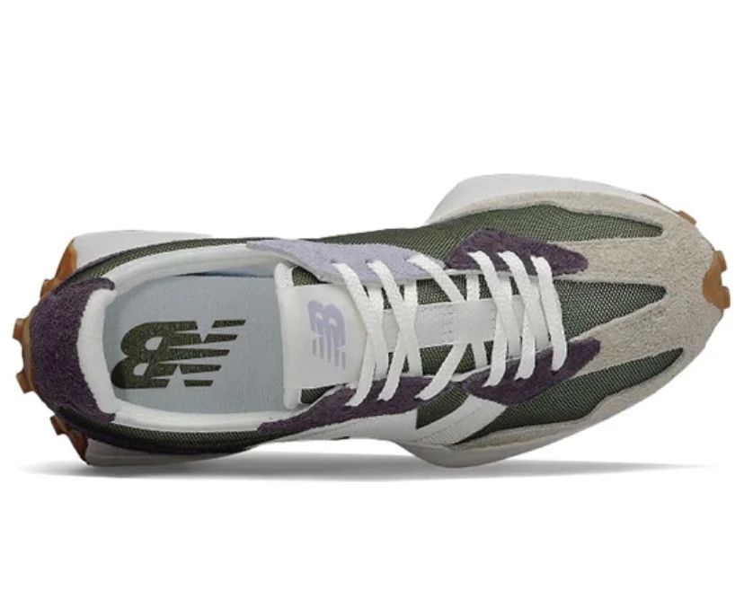 נעלי ניו באלאנס | New balance 327 Oak leaf green/mystic purple - Image 4