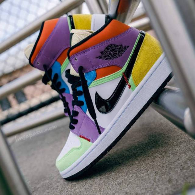 נעלי נייק אייר ג'ורדן | Nike Air Jordan 1 Mid SE Lightbulb - Image 4