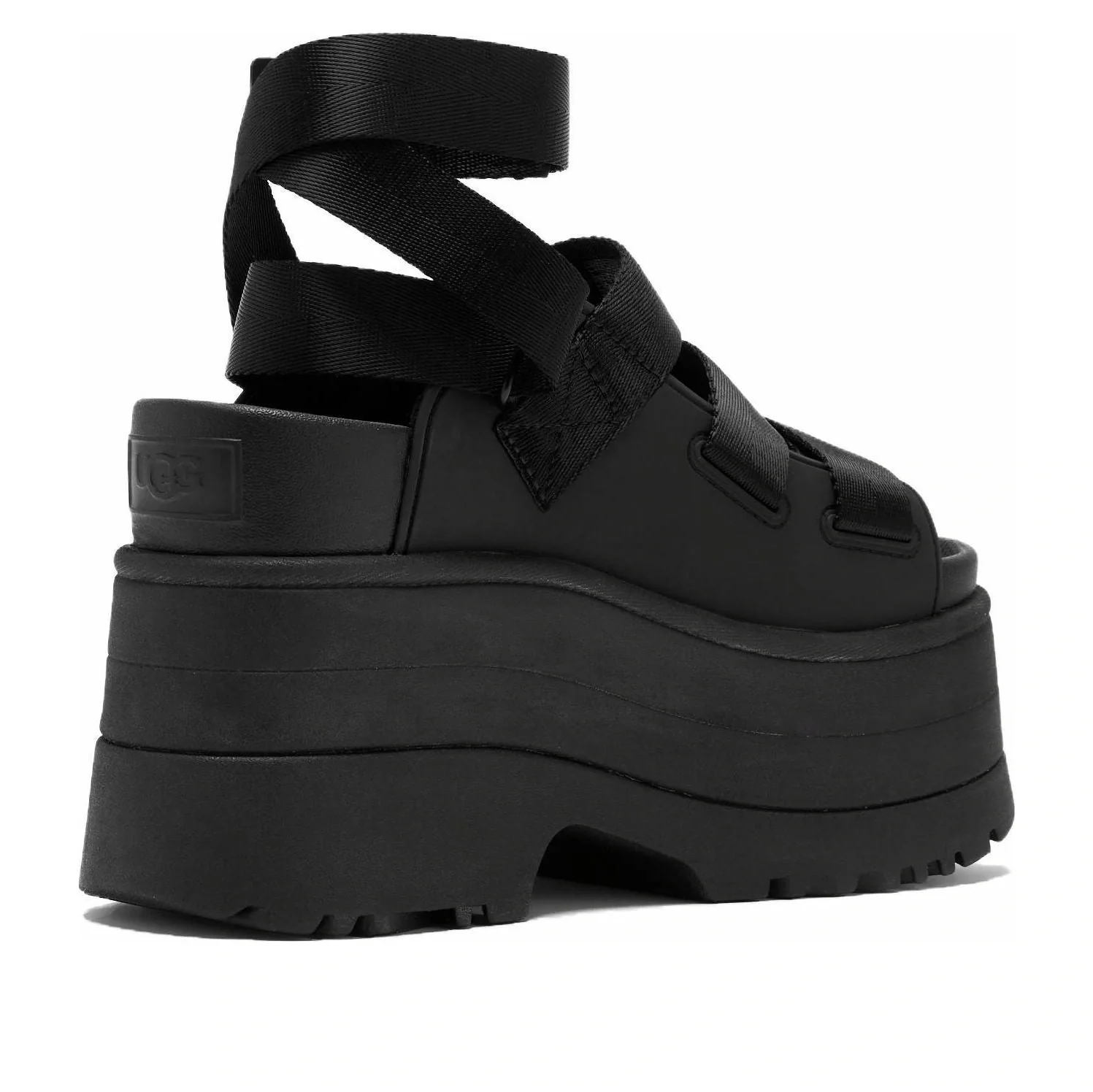 Outlet | UGG GoldenRise Platform Sandals Black - Image 3